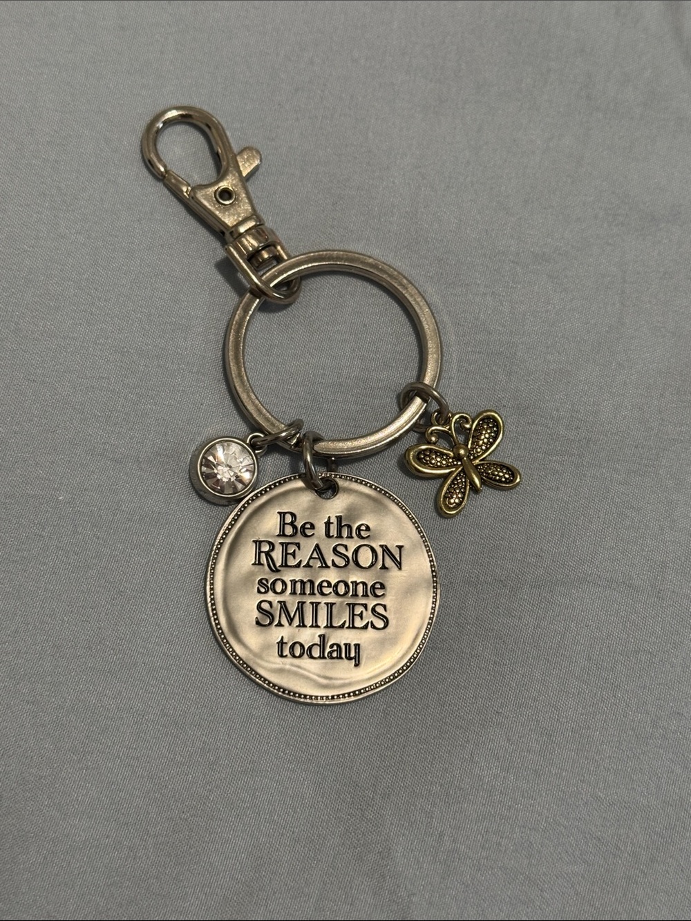Silver keychain